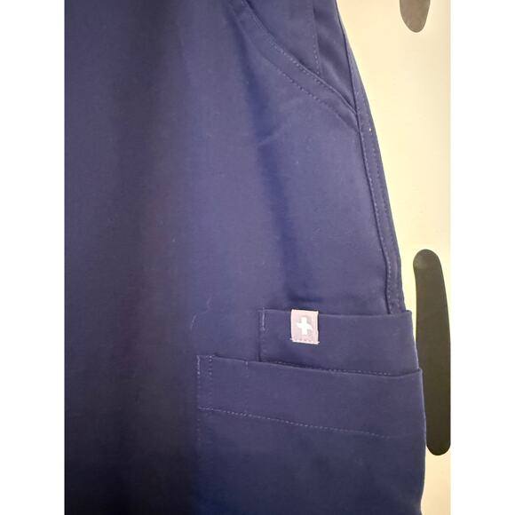 FIGS Yola Skinny Scrub Pants Navy Size M Tall‎ NWT Technical Collection - Picture 2 of 5